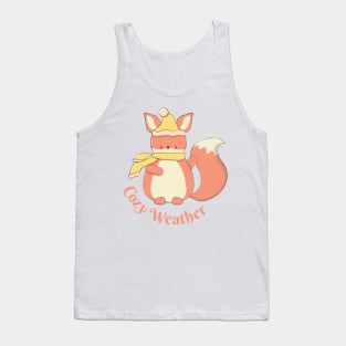 Cozy Weather Fox Tank Top